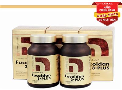 Fucoidan vàng - Fucoidan 3 Plus hỗ trợ điều trị ung thư, tăng sức đề kháng, tăng cường miễn dịch