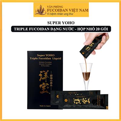 Super Yoho Triple Fucoidan Dạng Nước. Hộp 60 gói