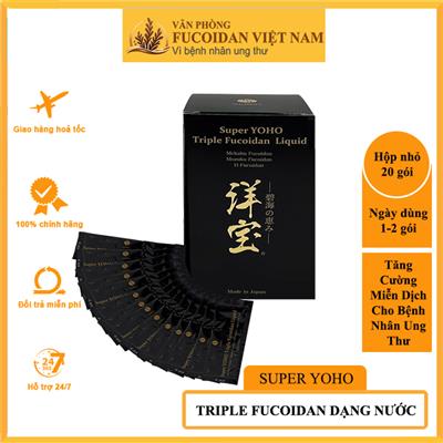 Super Yoho Triple Fucoidan Dạng Nước. Hộp nhỏ 20 gói