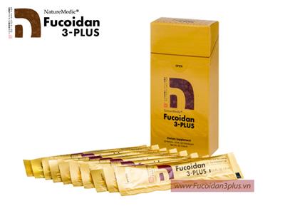 Fucoidan 3-Plus Dạng Nước, hộp nhỏ 10 gói