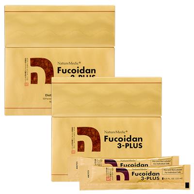 Gói 2 Hộp Fucoidan 3-Plus Dạng Nước, Mỗi hộp 50 gói