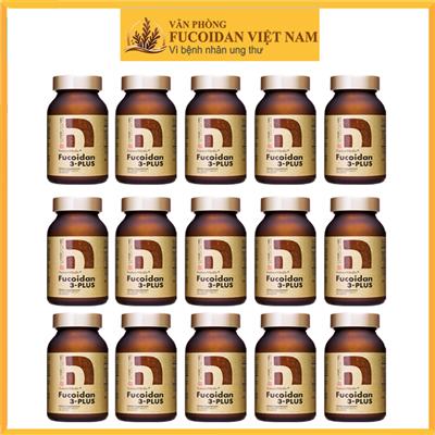 Gói 15 Hộp NatureMedic Fucoidan 3-Plus Nhật Bản. Hộp 160 viên